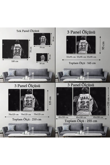 arg001 seri Michael Jordan Kanvas Tablo, Chicago Bulls-5087