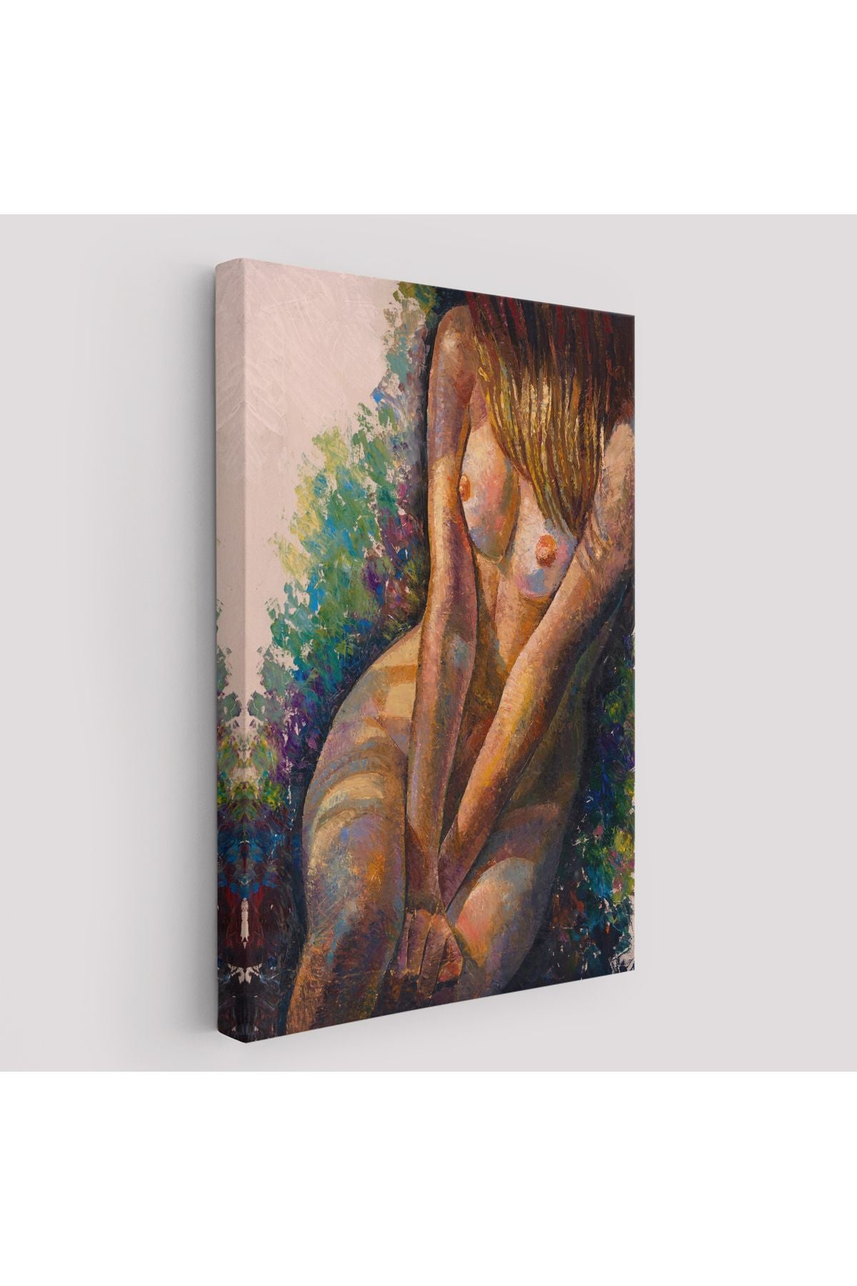 Çıplak Kız Yağlıboya Güzellik Sanatı Banyo Duvarı Kanvas Tablo-5252