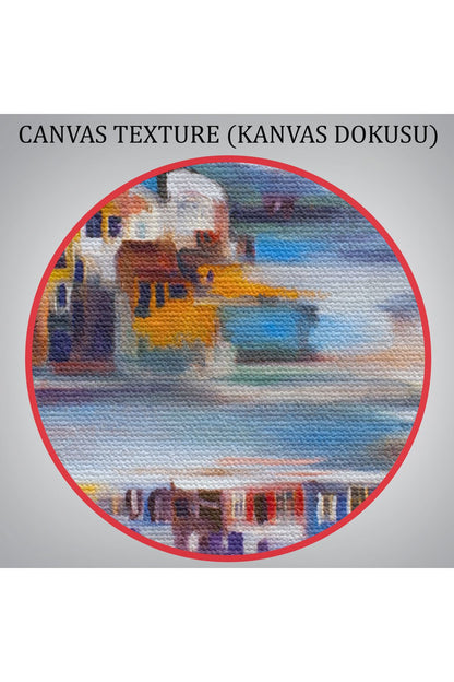 Volkan Eteğindeki Kasaba Duvar Tablosu-1226