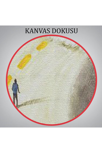 YB HG Kendi Yolunu Çiz Duvar Tablosu-6071