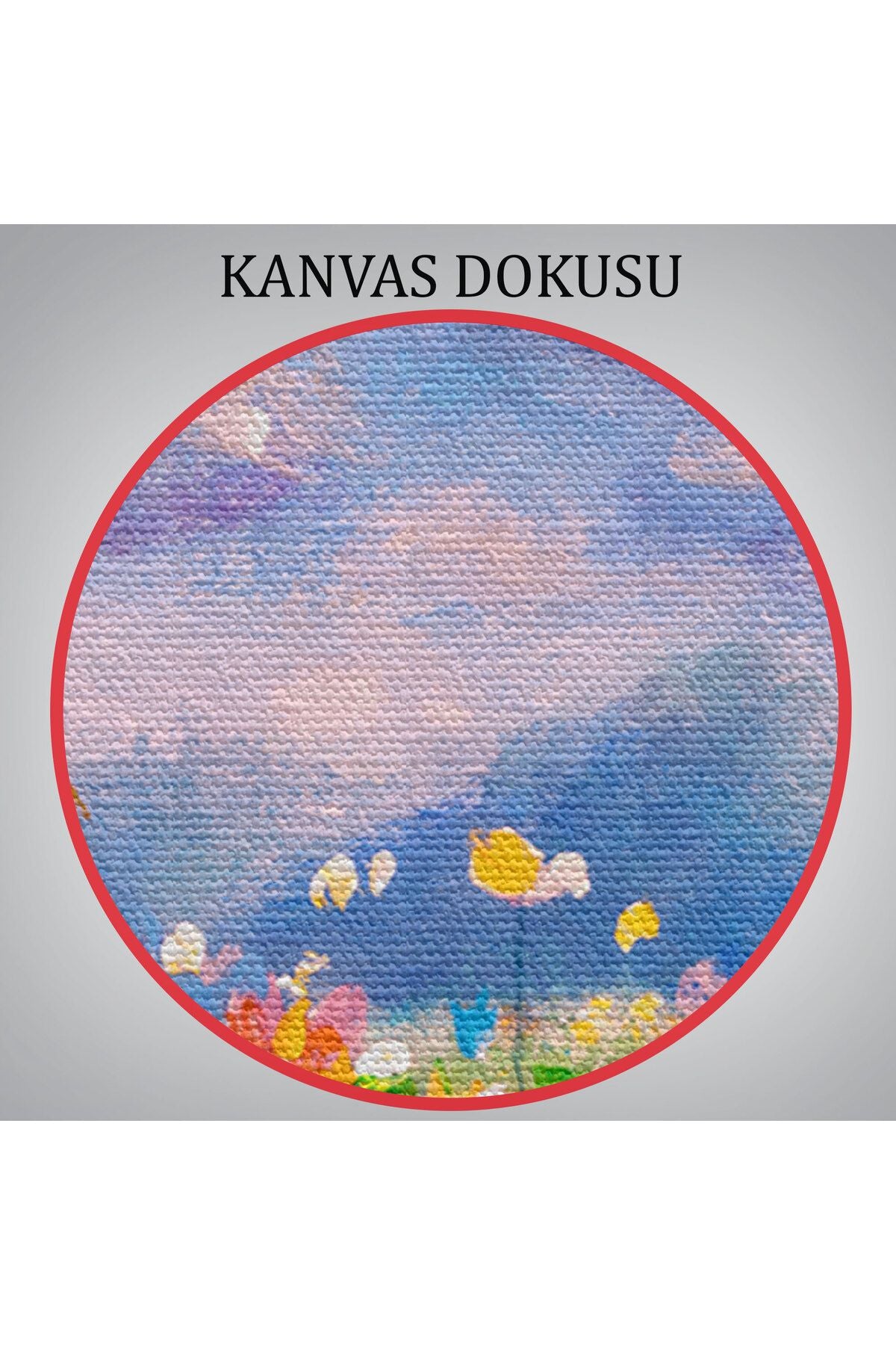 Kır Çiçekleri Kanvas Tablo-5908