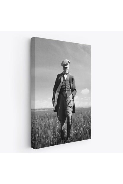 Atatürk Portre Tablosu Mustafa Kemal Atatürk Dikdörtgen Dekoratif Kanvas Tablo-FC-127