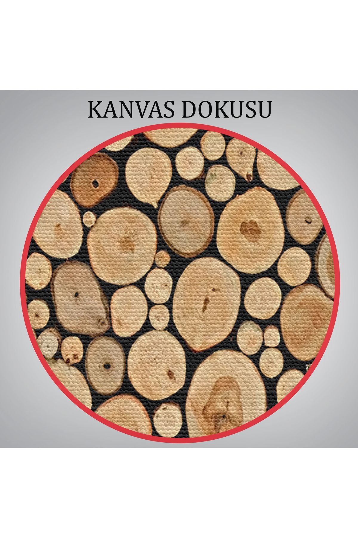 Odun Kütükler Kanvas Tablo-5077