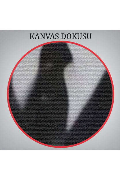 Atatürk Portre Tablosu Mustafa Kemal Atatürk Dikdörtgen Dekoratif Kanvas Tablo-FF-130