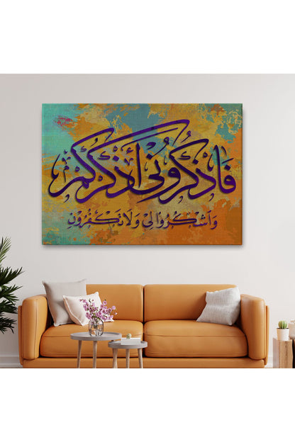 Beni Anın ki, Sizi Anayım; Şükredin, Nankörlük Etmeyin, Bakara Suresi Tablo-3386