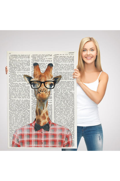 YB Sözlük Sayfasındaki Zürada Dekoratif Duvar Tablosu-6221