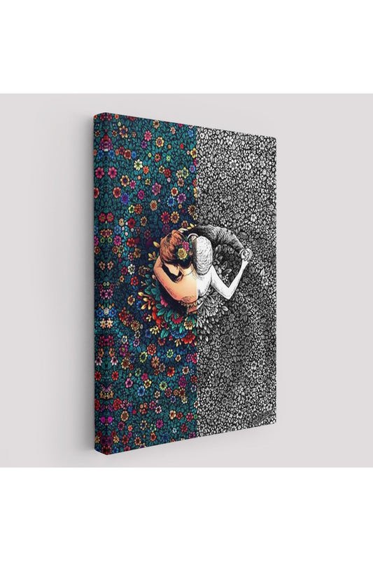 DB HG Çiçekler İçindeki Sevgililer Tablosu-6291