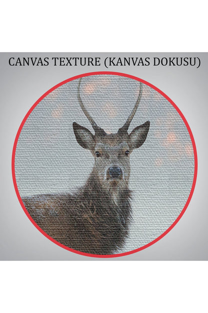 Kanvas Tablo, Duvar Dekoru, Geyik, Hayvan Temalı 1166 BUNGKNV