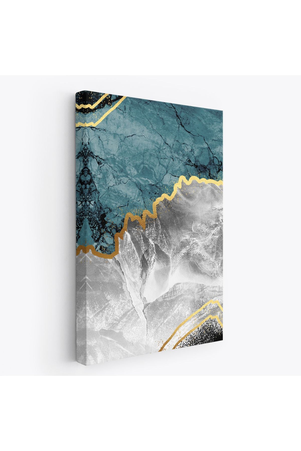 Mermer Desenli Dekoratif Kanvas Tablo-5174