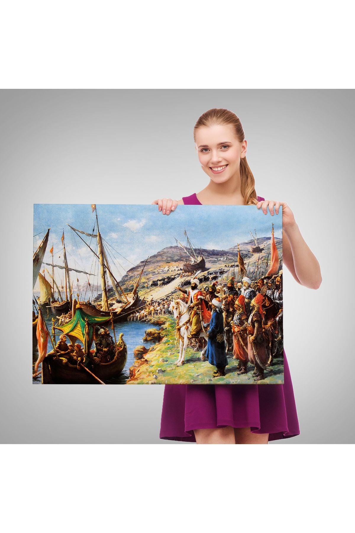 Renkli Gerçeküstü Dekoratif Duvar Tablosu-6615