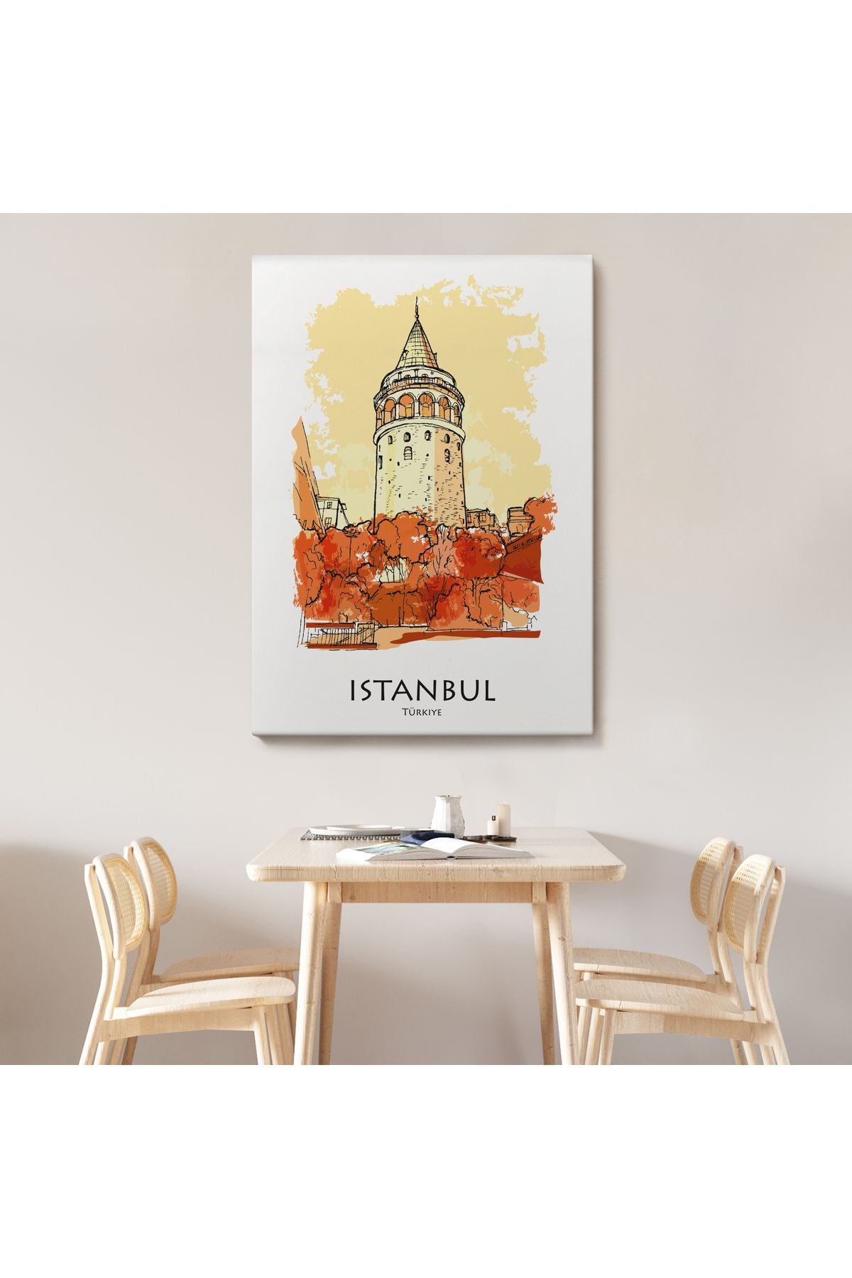 Galata Kulesi İstanbul Dekoratif Kanvas Tablo-5921