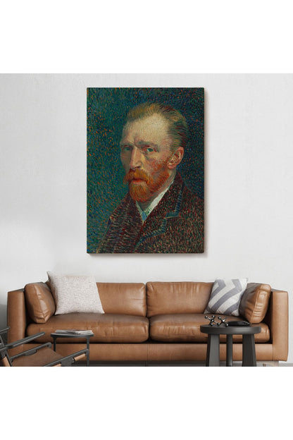 Vincent Van Gogh'un Portresi 1887 Kanvas Tablo-5114