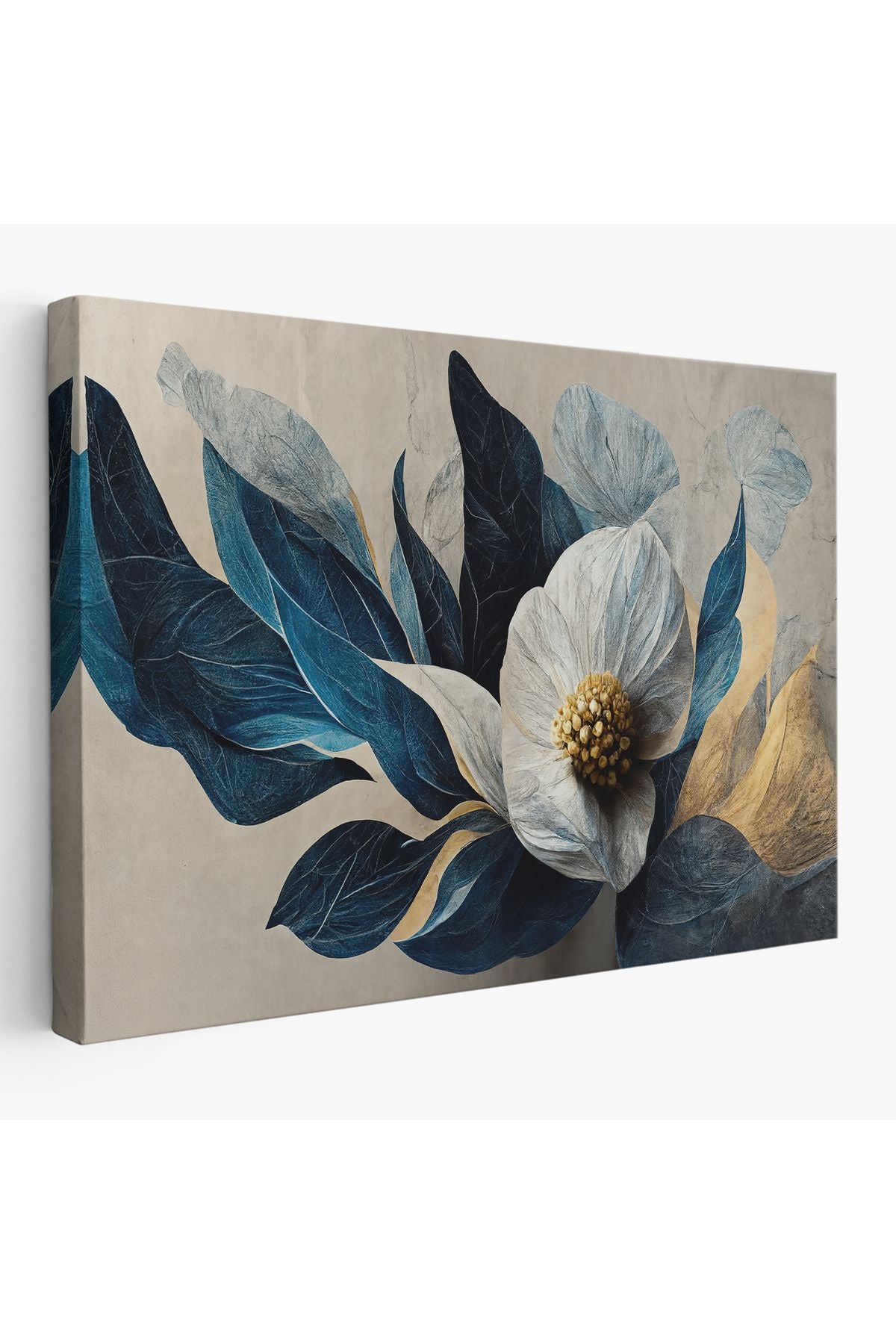 Dekoratif Çiçek Duvar Tablosu-3707