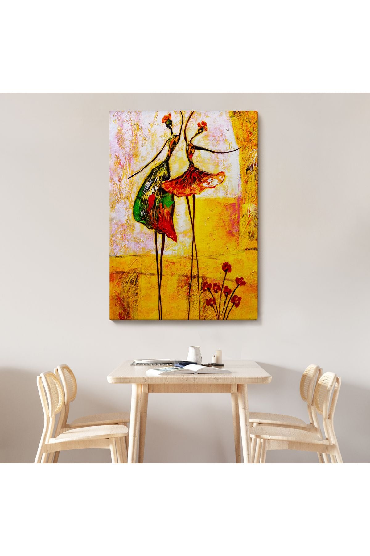 Tshp seri001 Dans Eden Kadınlar Kanvas Tablo-5982