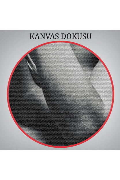 Tuvalette İçki ve Sıgara İçen Kadın Kanvas Tablo-5105