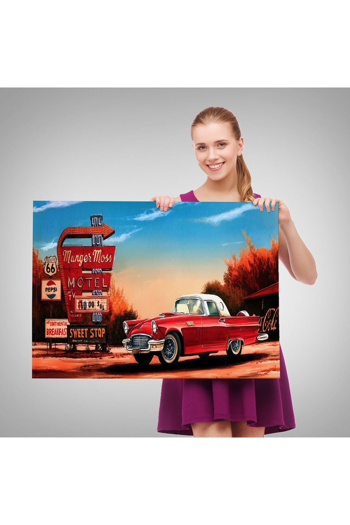 Dekoratif Duvar Tablosu-Marilyn Monroe ve Güzelliği Kanvas Tablo 6610