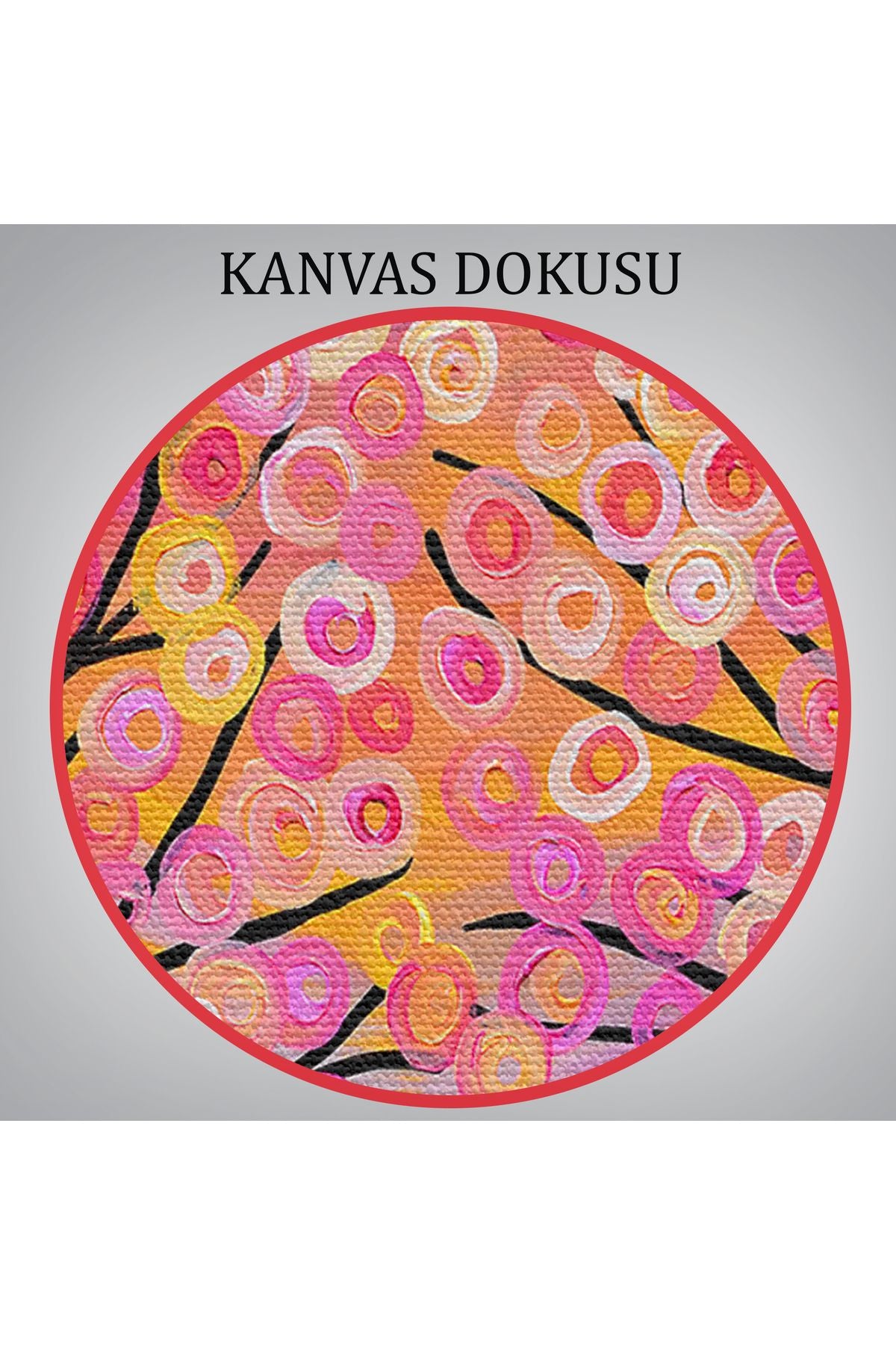 Sürreal Ağaçtaki Renkler Senfonisi Tablosu-6629