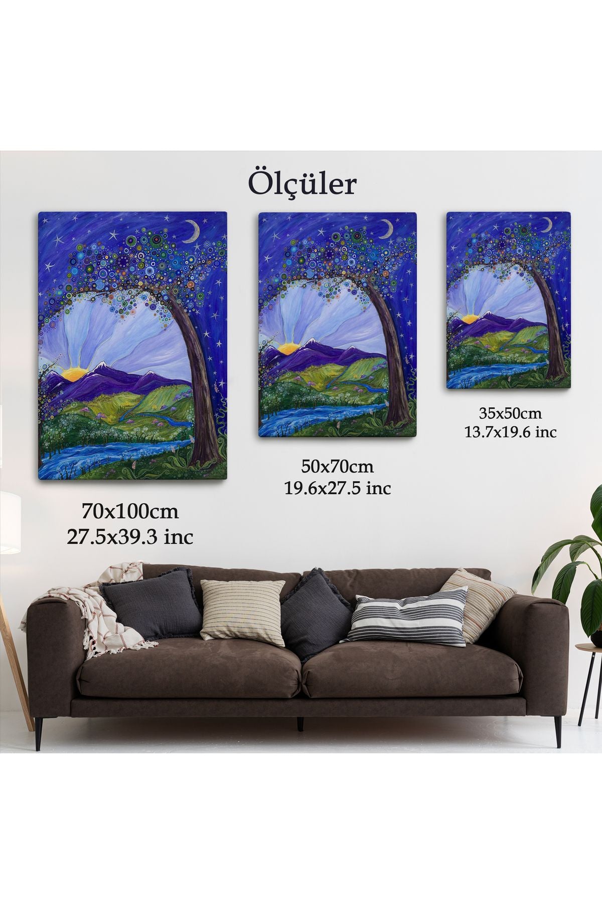 Tanielle Childers'ın Rüya Ağacı Sanatsal Reprodüksiyon Tablosu-6377