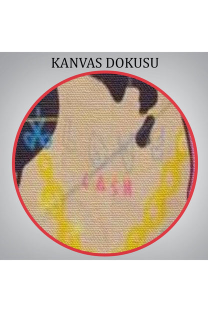 Banksy Renkli Mona Lisa Kanvas Tablo, Pop Art, Sokak Sanatı, Kanvas Tablo-5305