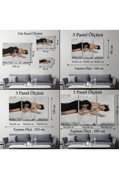 Johnny Depp ve Kate Moss Duvar Tablosu-6524