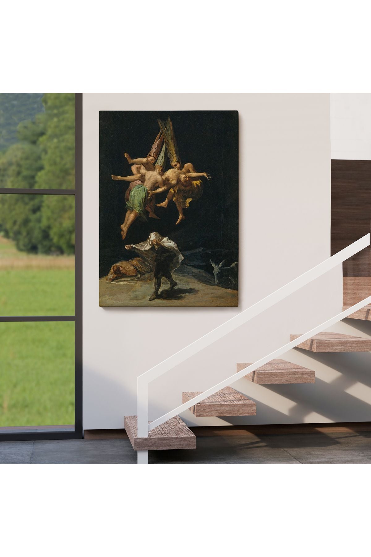 Cadıların Uçuşu Duvar Tablosu, Witches Flight-6173