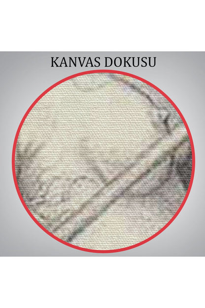 Şabat'a Cadı Uçuşu, Vintage Cadılar Bayramı, Wiccan Tuhaflıkları Kanvas Tablo-5284