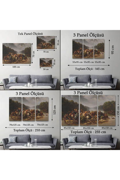 Dekoratif Duvar Tablosu-Marion Peedee'yi Geçiyor Eseri Tylee Ranney Kanvas Tablo 6544