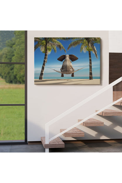 Kanvas Tablo, Duvar Dekoru, Fil, Hayvan Temalı 1141 BUNGKNV