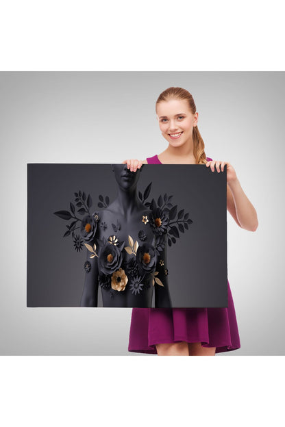 Dekoratif Kadın Büstü Duvar Tablosu-3558