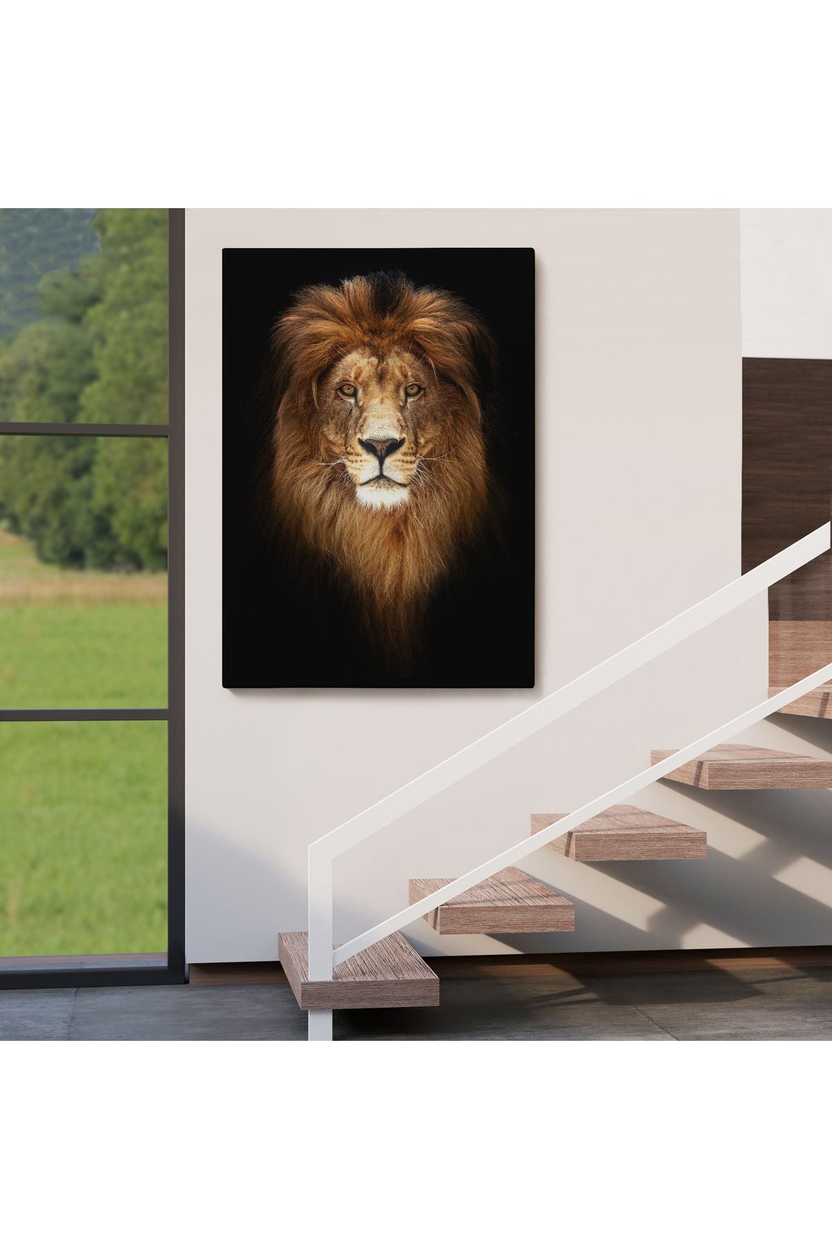Aslan Dekoratif Kanvas Tablo-5966