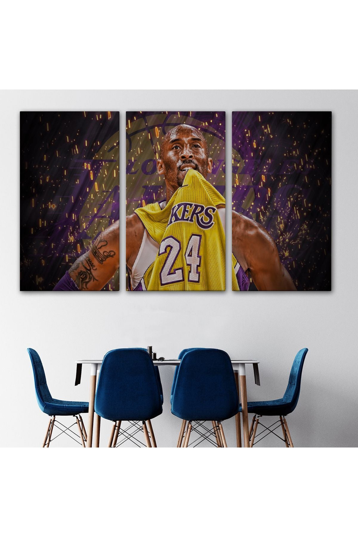 Dk001 seri Bansky'nin Çiçek Atan Adam Eseri Kanvas Tablo-5020