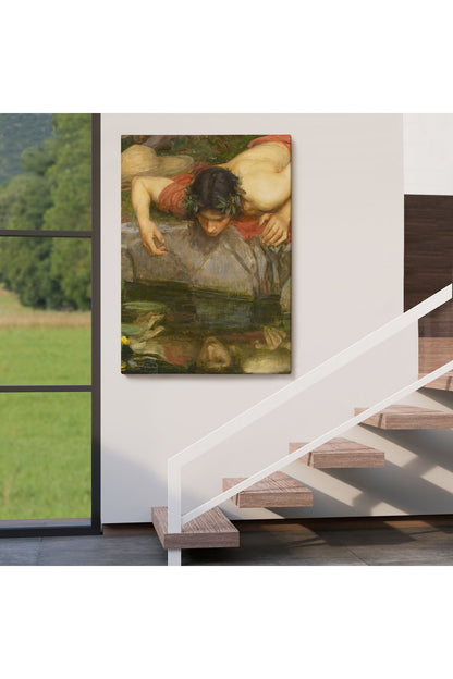 Yankı ve Nergis Ayrıntı Tablosu, John William Waterhouse-6096