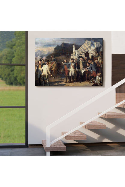 YB Yorktown Kuşatması Tablosu - Couder Yorktown Versailles-6546