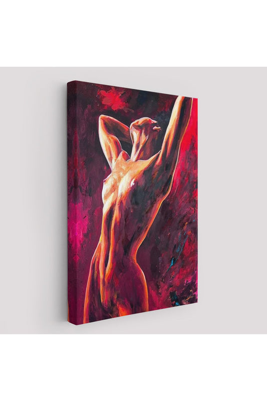 Dans Eden Çıplak Kadın Dekoratif Duvar Tablosu-6399