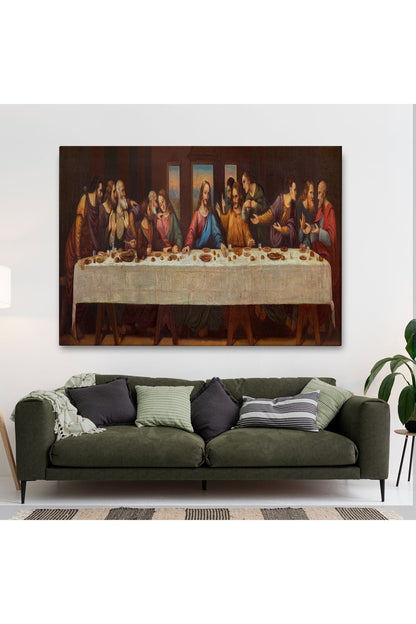 Da Vinci'nin Son Akşam Yemeği Kanvas Tablo-5183