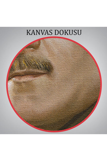 Kalpaklı Mustafa Kemal Atatürk Duvar Tablosu -6448