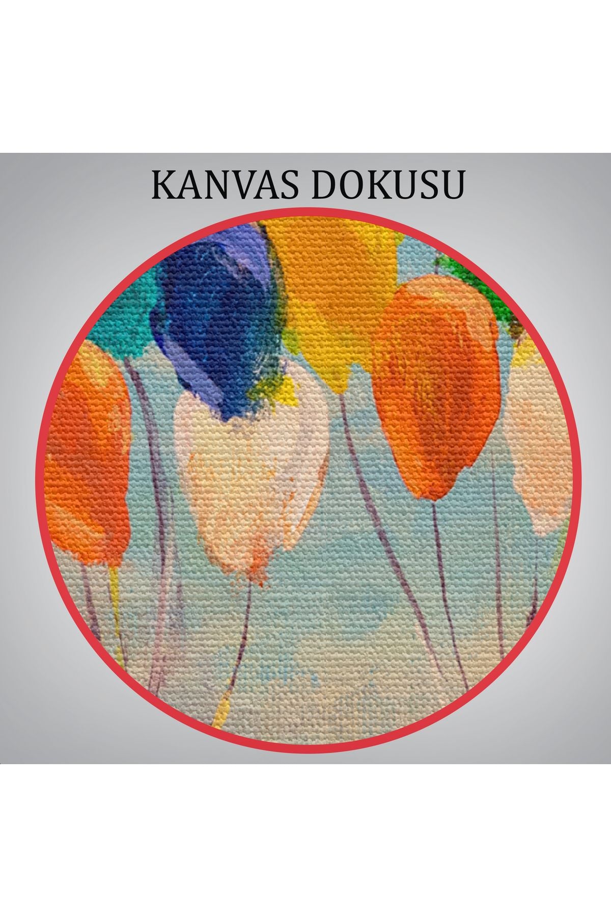 Bolanlar Ile Uçan Sevgililer Yağlıboya Görünüm Dekoratif Kanvas Duvar Tablosu-5944