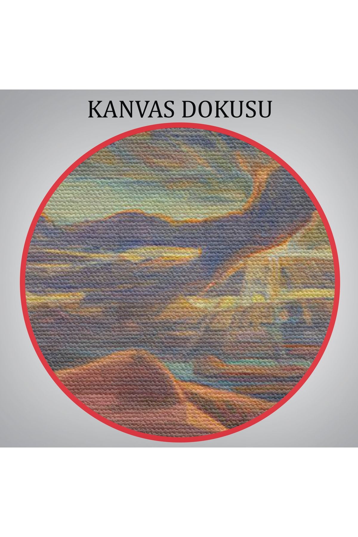 Yeryüzü ve Gökyüzü Duvar Tablosu-6581