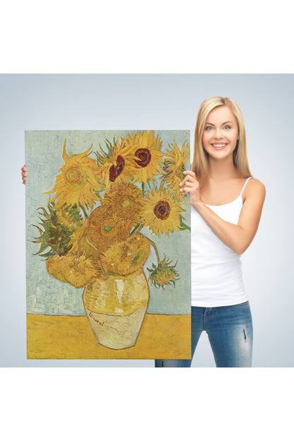 Vincent Van Gogh Ayçiçekleri İsimli Eseri Kanvas Tablo-5133