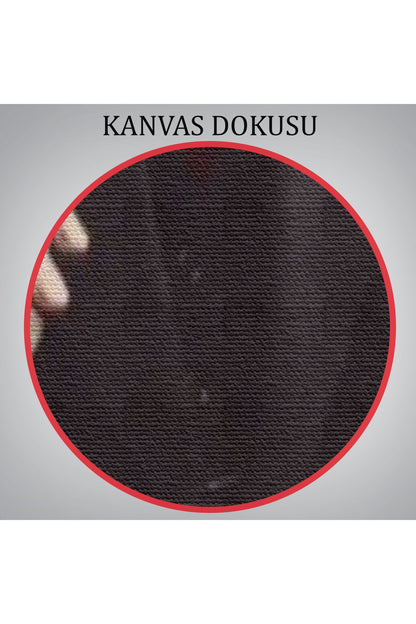 Atatürk Portre Tablosu Mustafa Kemal Atatürk Dikdörtgen Dekoratif Kanvas Tablo-CH-58