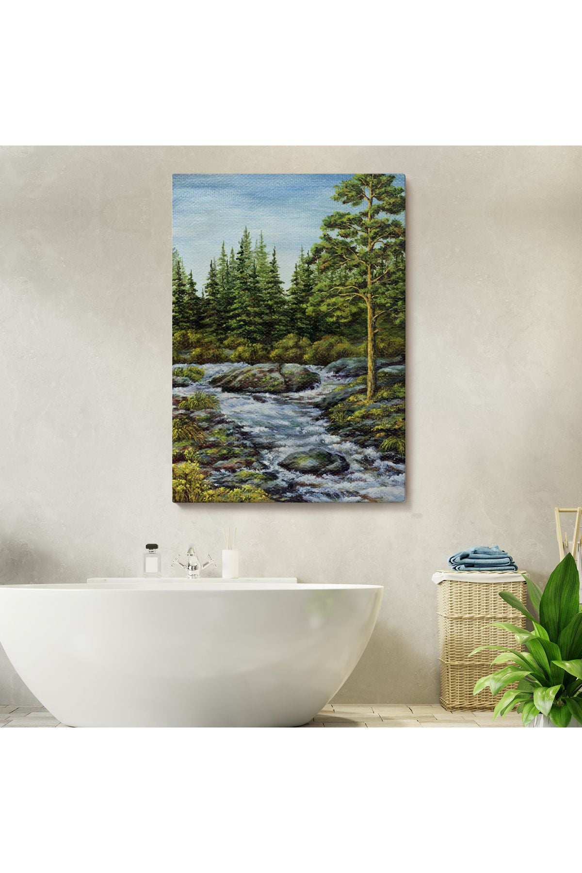 Ormandan Akan Akarsu Tablo-5973