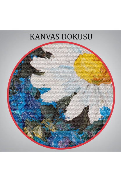 Vazodaki Mavi Betaz Çiçekler Tablo-5975