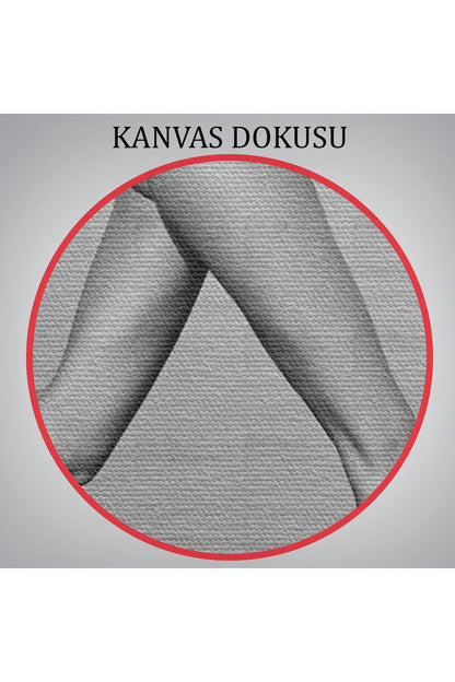 Çıplak Sörfçü Kadın Kanvas Tablo-5241