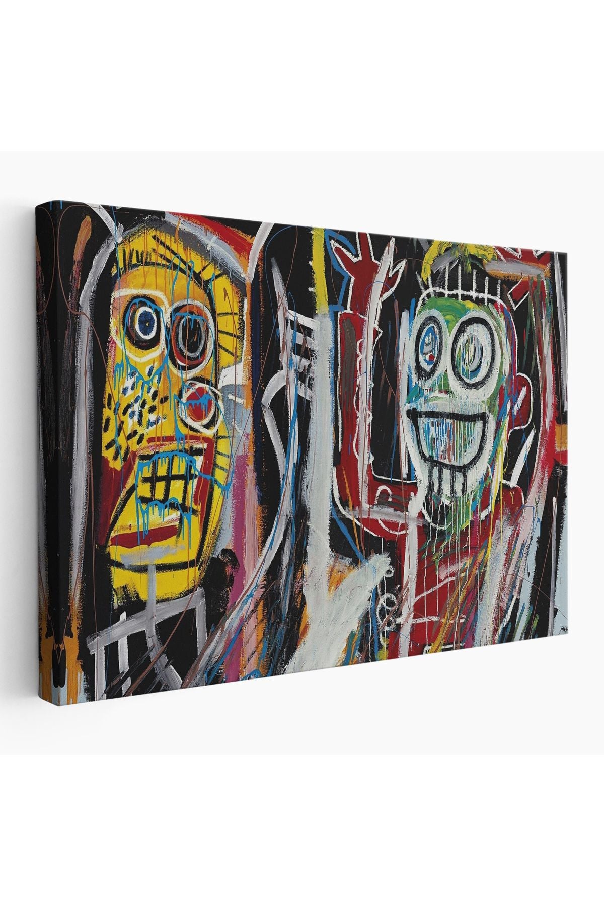 Jean Michel Basquiat, Boom Patmala Eseri Kanvas Tablo-5032