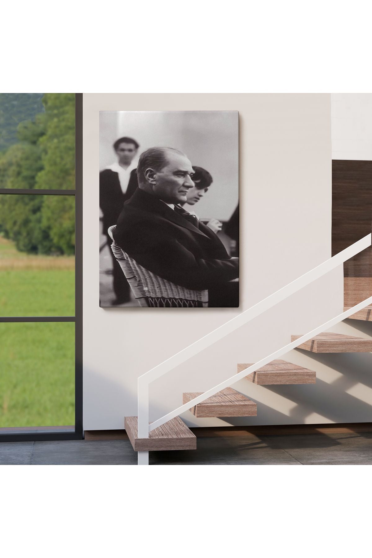 DB İskembe'de Oturan Mustafa Kemal Atatürk Tablosu-6315