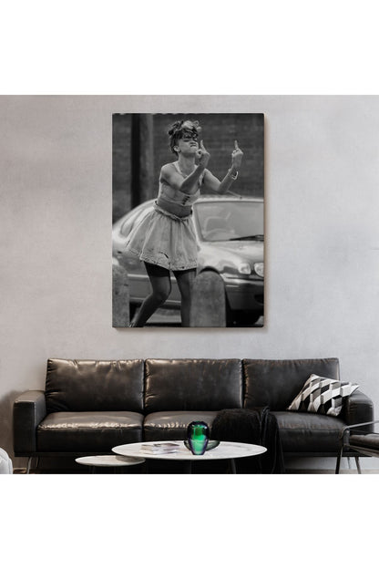 Beyonce Umrumda Değil Haraketi Duvar Tablosu-6033