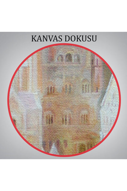 Dağların Arasındaki Şato Kanvas Tablo-5976