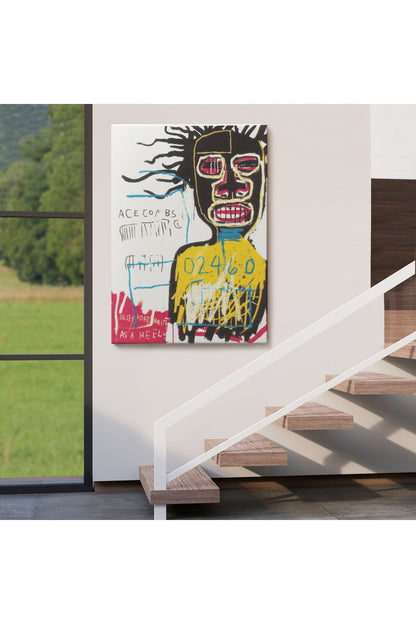 Jean Michel Basquiat'ın Kendi Portresi Kanvas Tablo-4967