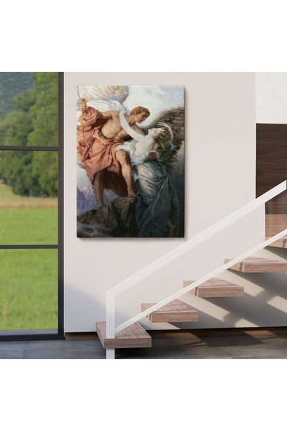 Gün Doğumu Yıldızı Herbert James Draper Dekoaratif Duvar Tablosu-6148