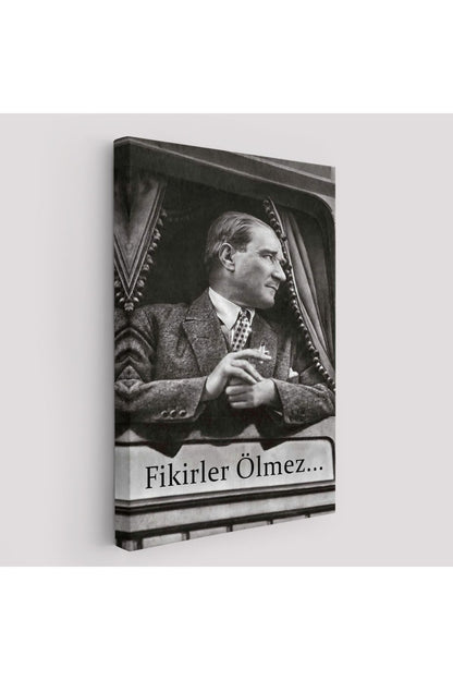 Atatürk'ün Doğu Ekspresinde Fotoğrafı Duvar Tablosu-6222